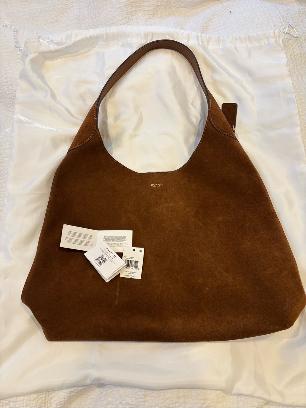 Coach Brooklyn Suede Shoulder Bag 39